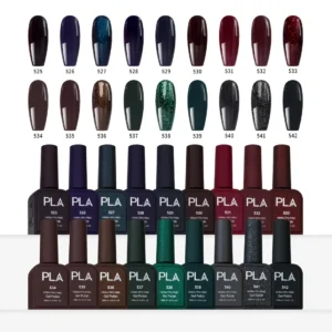PLA Gel Polish 0.6oz - Eternal Night Collection 18 Colors w/ 1 Color Chart