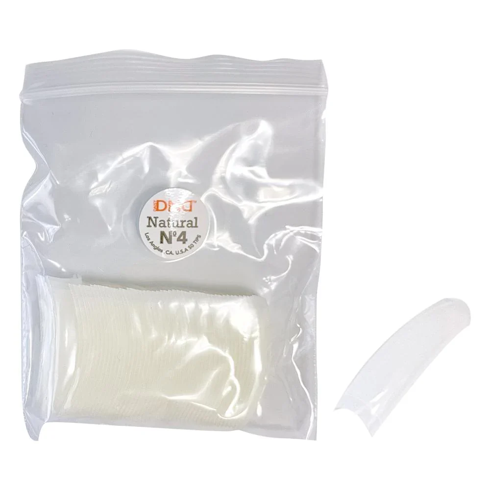 DND Natural Tips #04, BIG BAG (Pk: 50 pcs/bag, 100 bags/big bag)