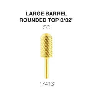 Cre8tion Carbide, Round Top Gold, Large Barrel, CC 3/32