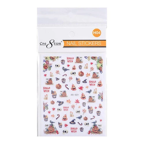 Cre8tion Nail Art Stickers - Halloween (14 Styles) - Image 5