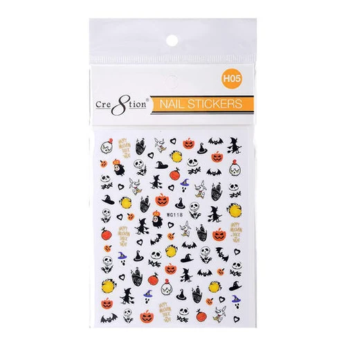 Cre8tion Nail Art Stickers - Halloween (14 Styles) - Image 6