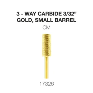 Cre8tion 3-way Carbide Gold, Small Barrel CM 3/32