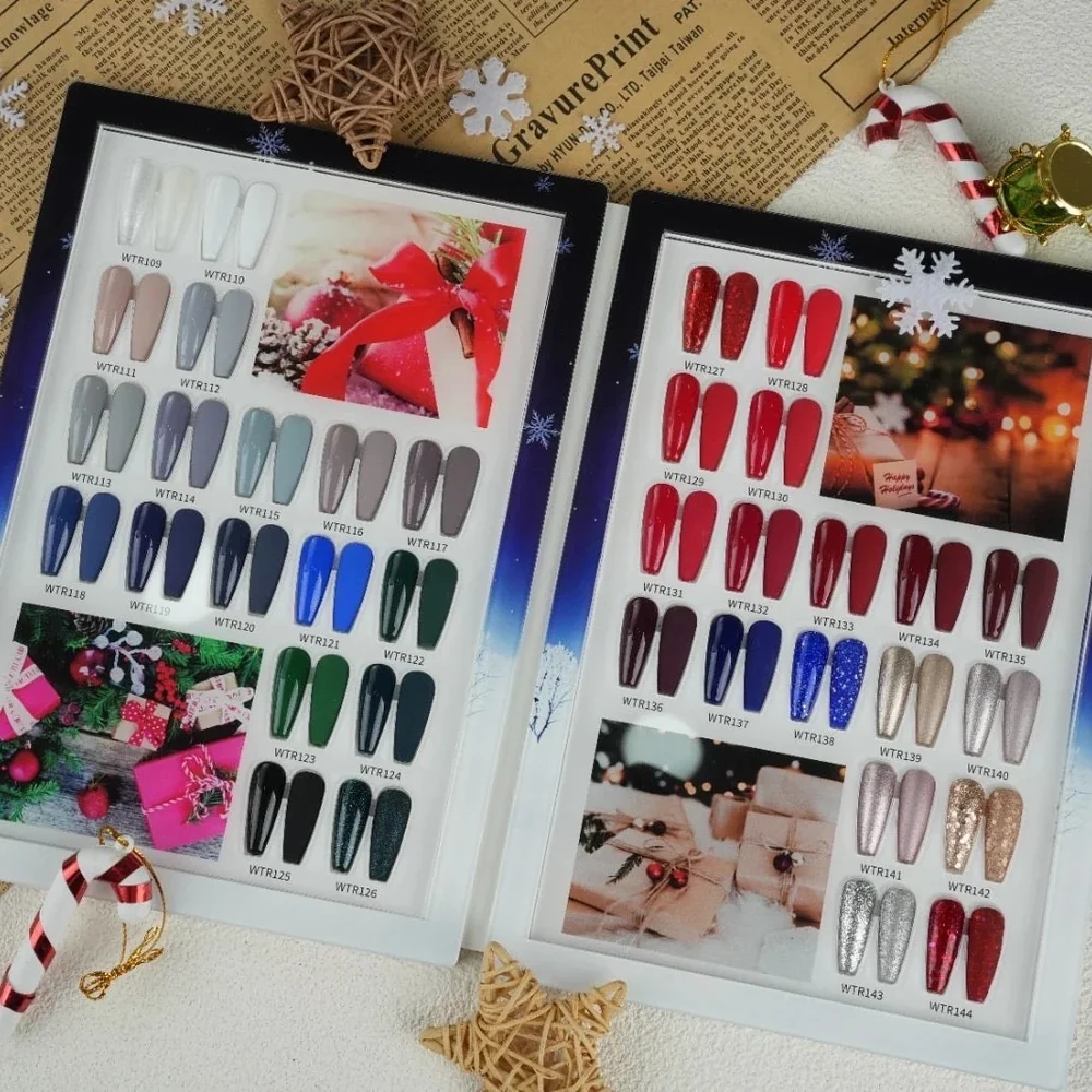 Chisel Diamond Frost Collection Gel 0.5oz - Set 36 Colors w/ 1 Color Book - Image 2