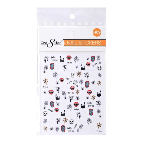 Cre8tion Nail Art Stickers - Halloween (14 Styles) - Image 8