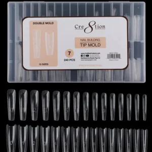 Cre8tion Nail Building Tip Double Mold 07 240pcs