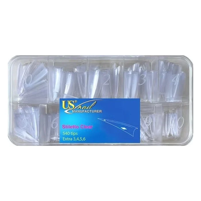 USN Straight Coffin Natural Tip Box 540pcs