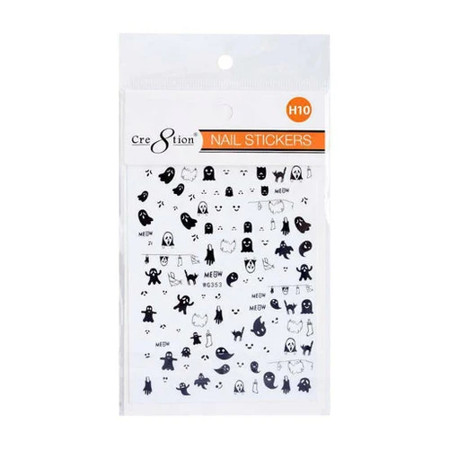 Cre8tion Nail Art Stickers - Halloween (14 Styles) - Image 9