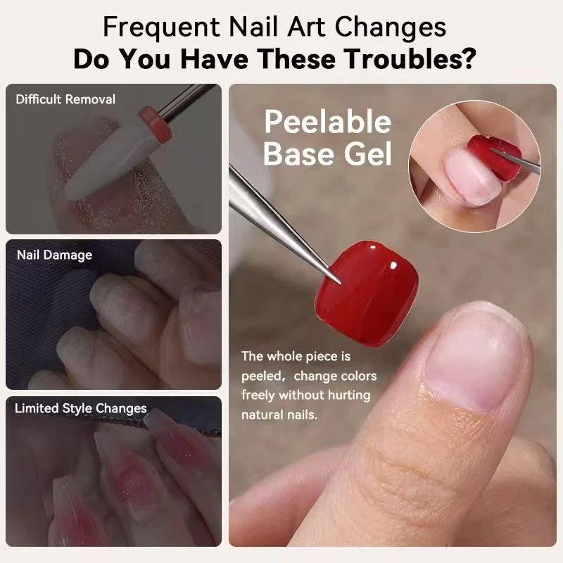 Cre8tion Peel Off Base Coat 0.5oz - Image 2