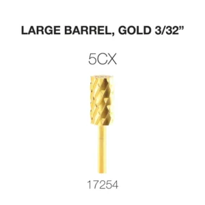 Cre8tion Carbide Large Barrel, 5CX, Gold 3/32