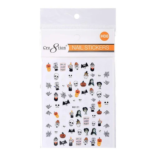 Cre8tion Nail Art Stickers - Halloween (14 Styles) - Image 10